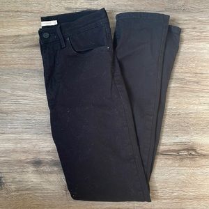 Black Levi’s 724 High Rise Straight Jeans